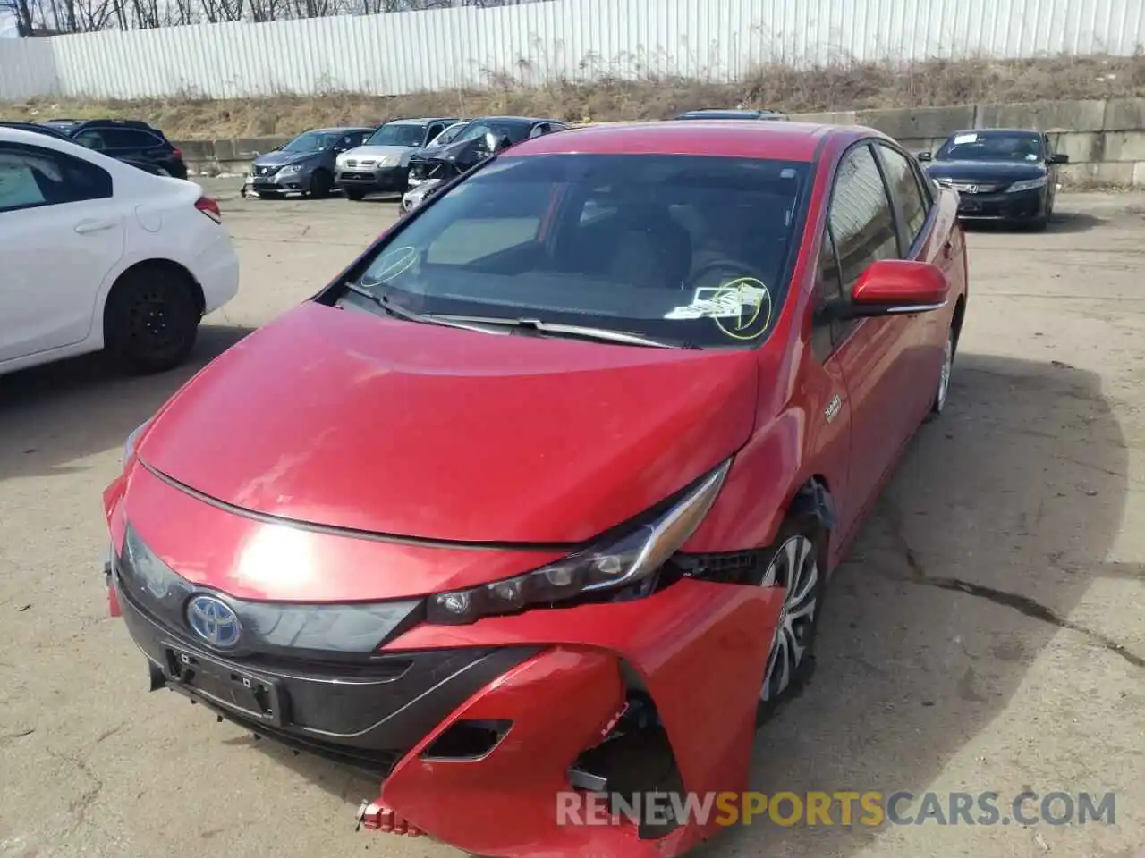 2 Photograph of a damaged car JTDKAMFP5M3164804 TOYOTA PRIUS 2021