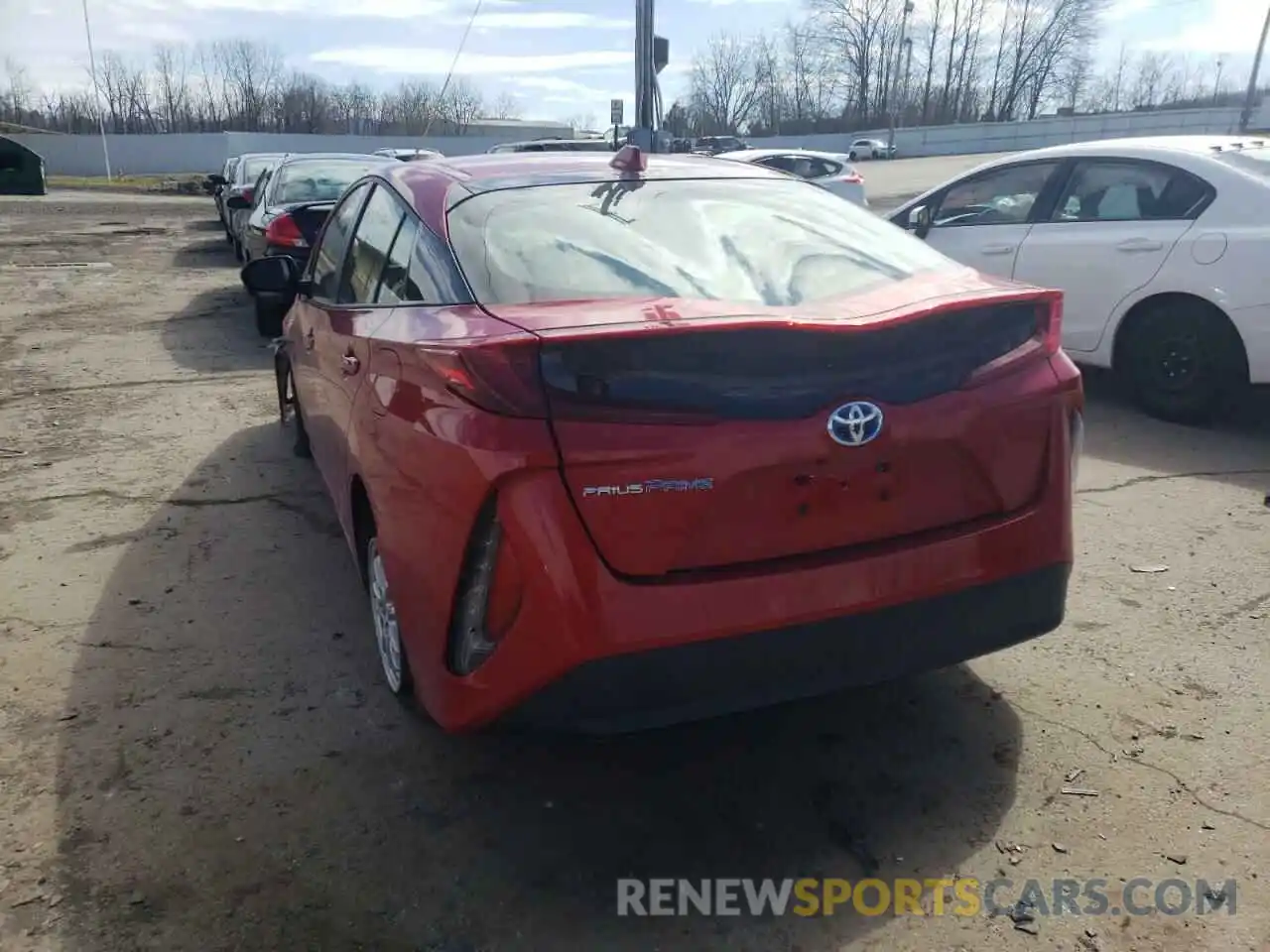 3 Photograph of a damaged car JTDKAMFP5M3164804 TOYOTA PRIUS 2021