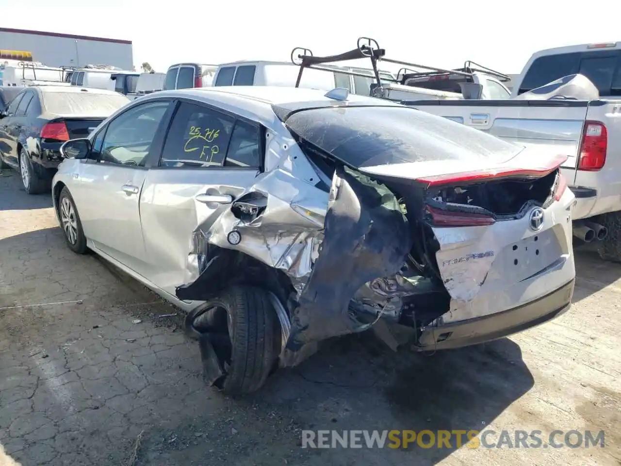 3 Photograph of a damaged car JTDKAMFP5M3171056 TOYOTA PRIUS 2021