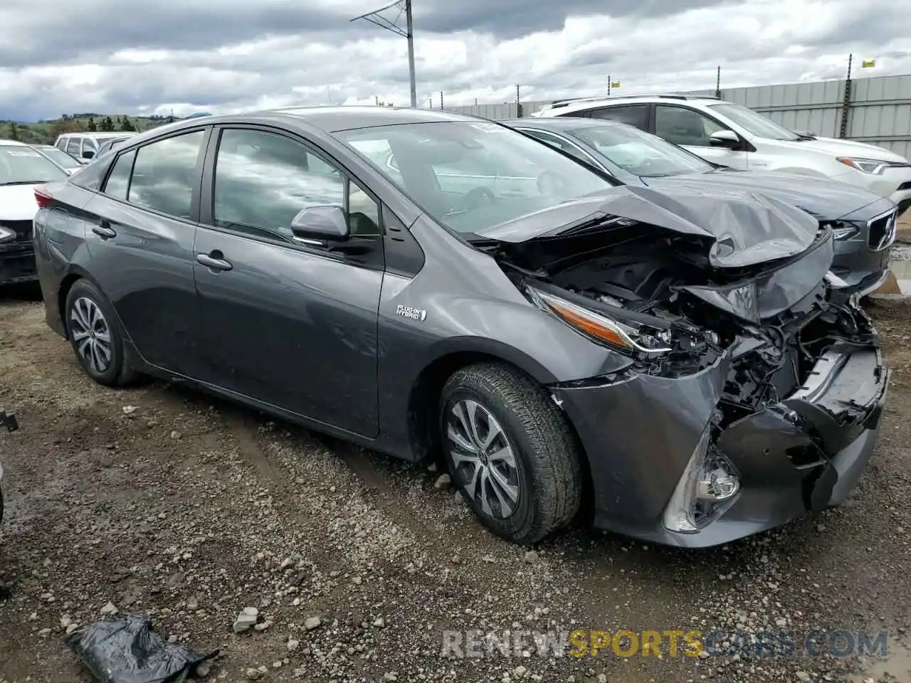 4 Photograph of a damaged car JTDKAMFP5M3178198 TOYOTA PRIUS 2021