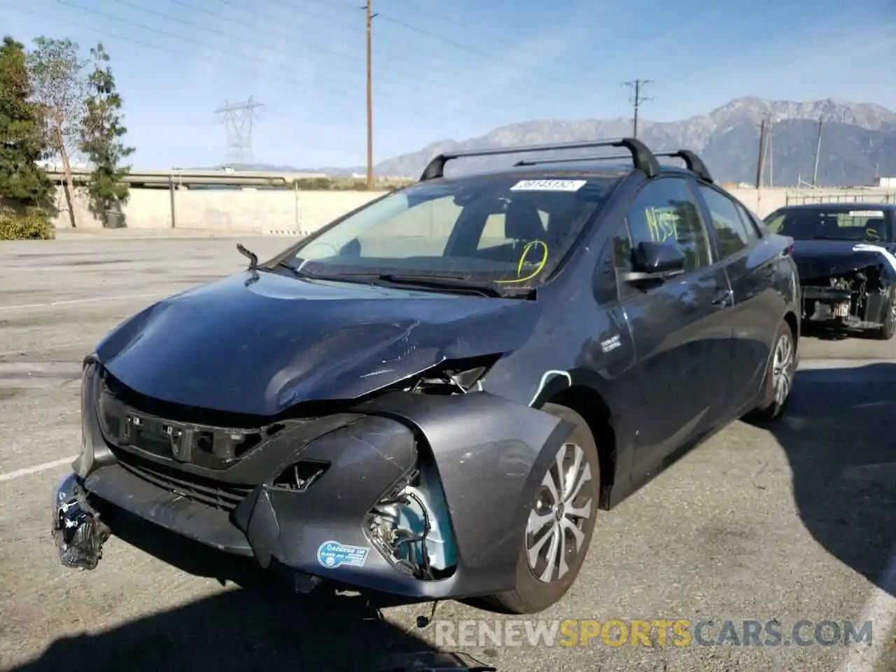 2 Photograph of a damaged car JTDKAMFP5M3179318 TOYOTA PRIUS 2021