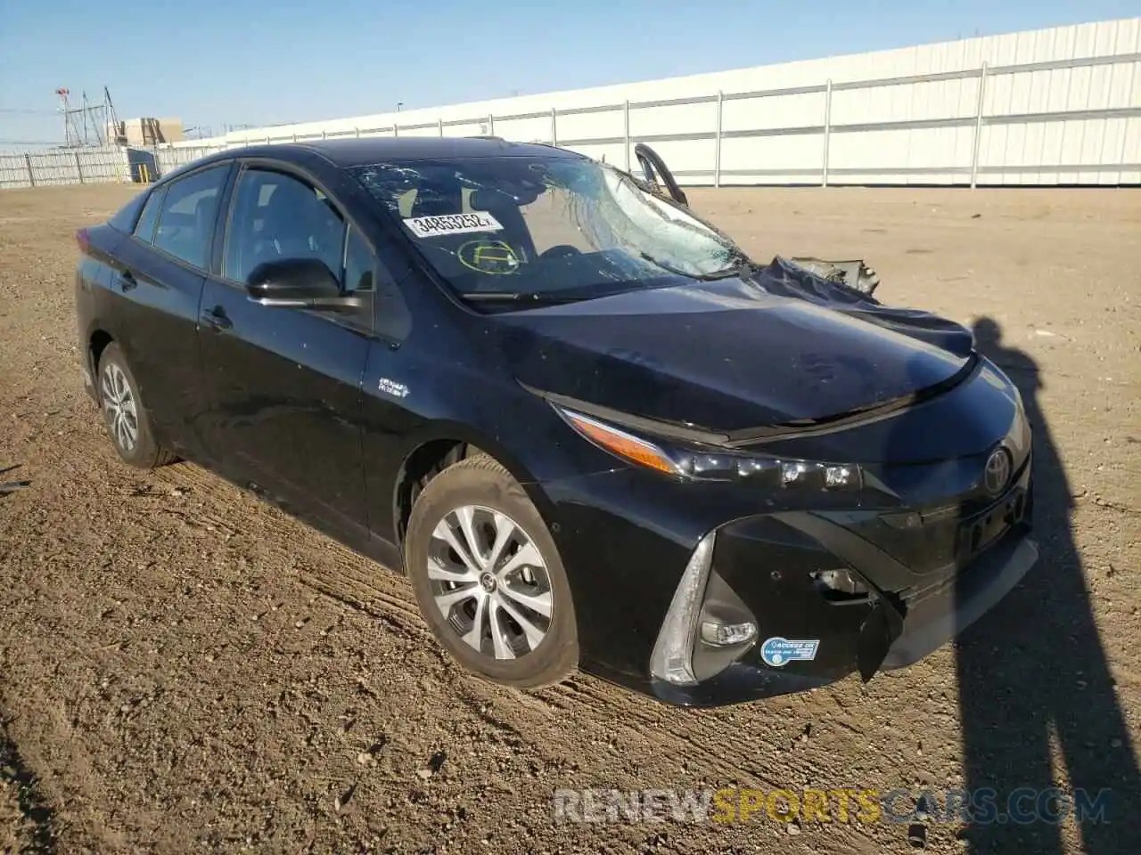 1 Photograph of a damaged car JTDKAMFP5M3182834 TOYOTA PRIUS 2021