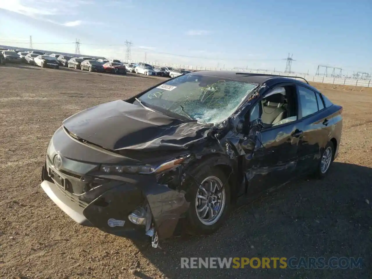 2 Photograph of a damaged car JTDKAMFP5M3182834 TOYOTA PRIUS 2021