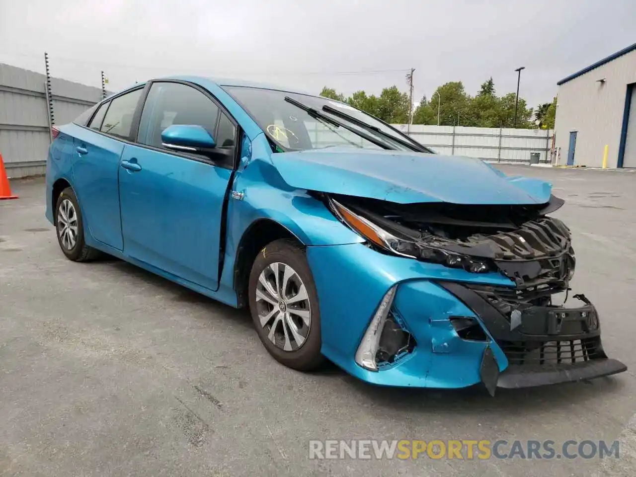 1 Photograph of a damaged car JTDKAMFP5M3186298 TOYOTA PRIUS 2021