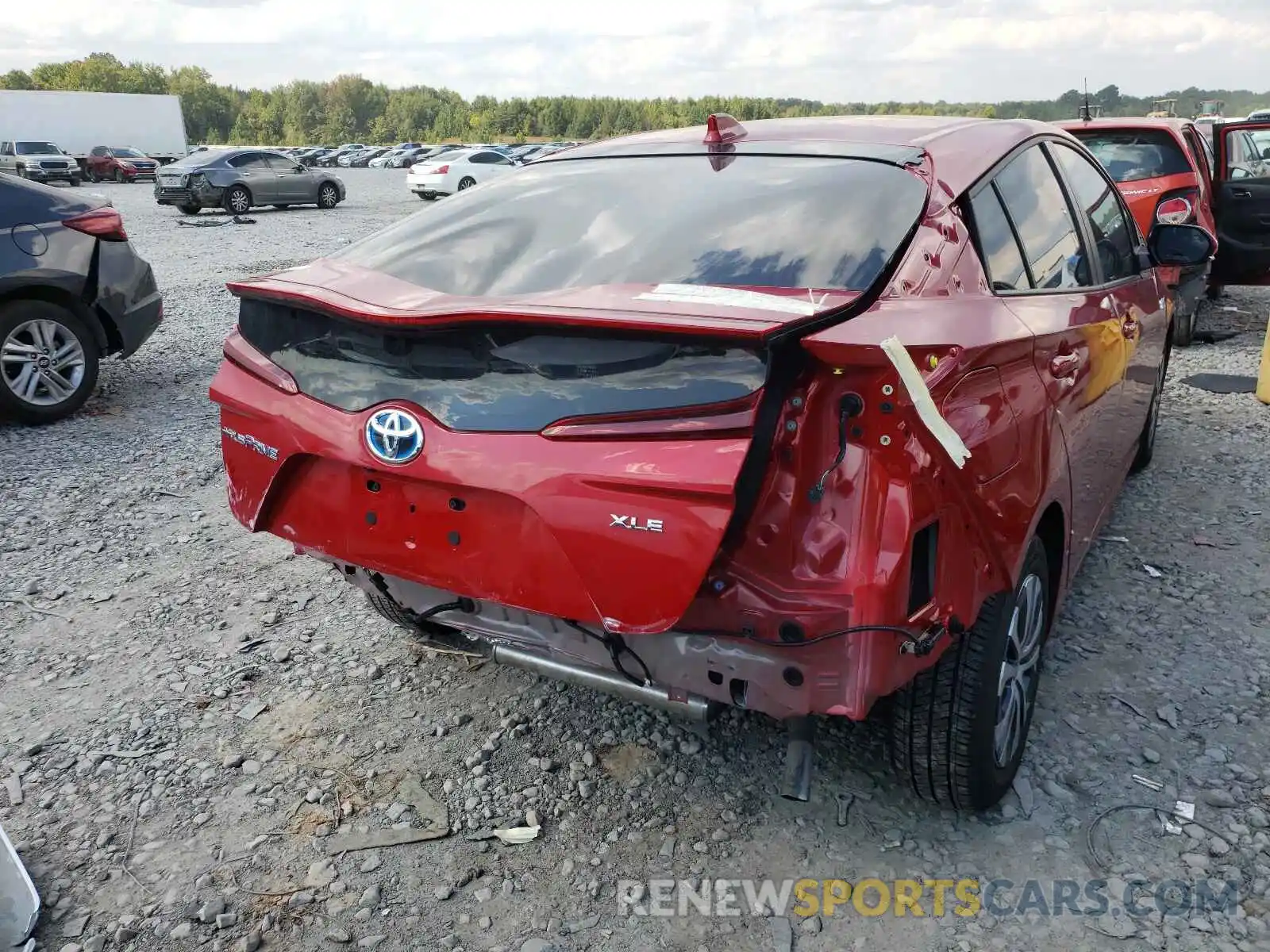 9 Photograph of a damaged car JTDKAMFP5M3188343 TOYOTA PRIUS 2021