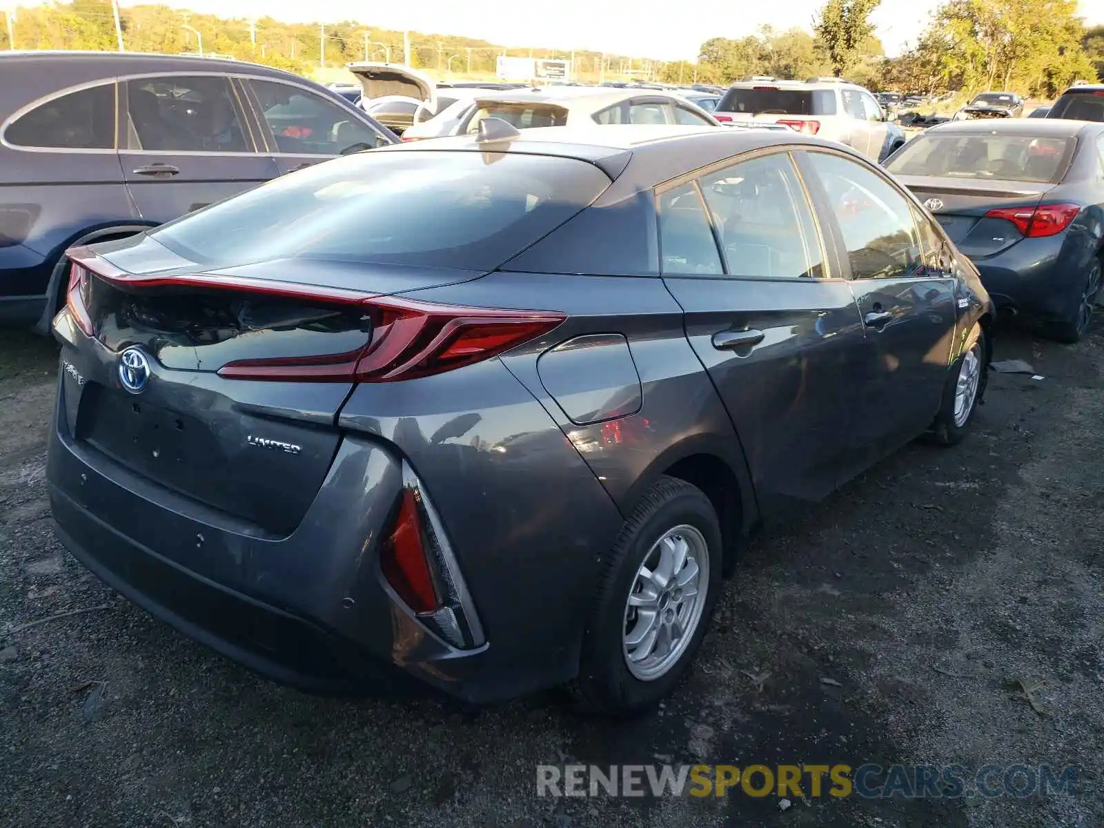 4 Photograph of a damaged car JTDKAMFP5M3193963 TOYOTA PRIUS 2021