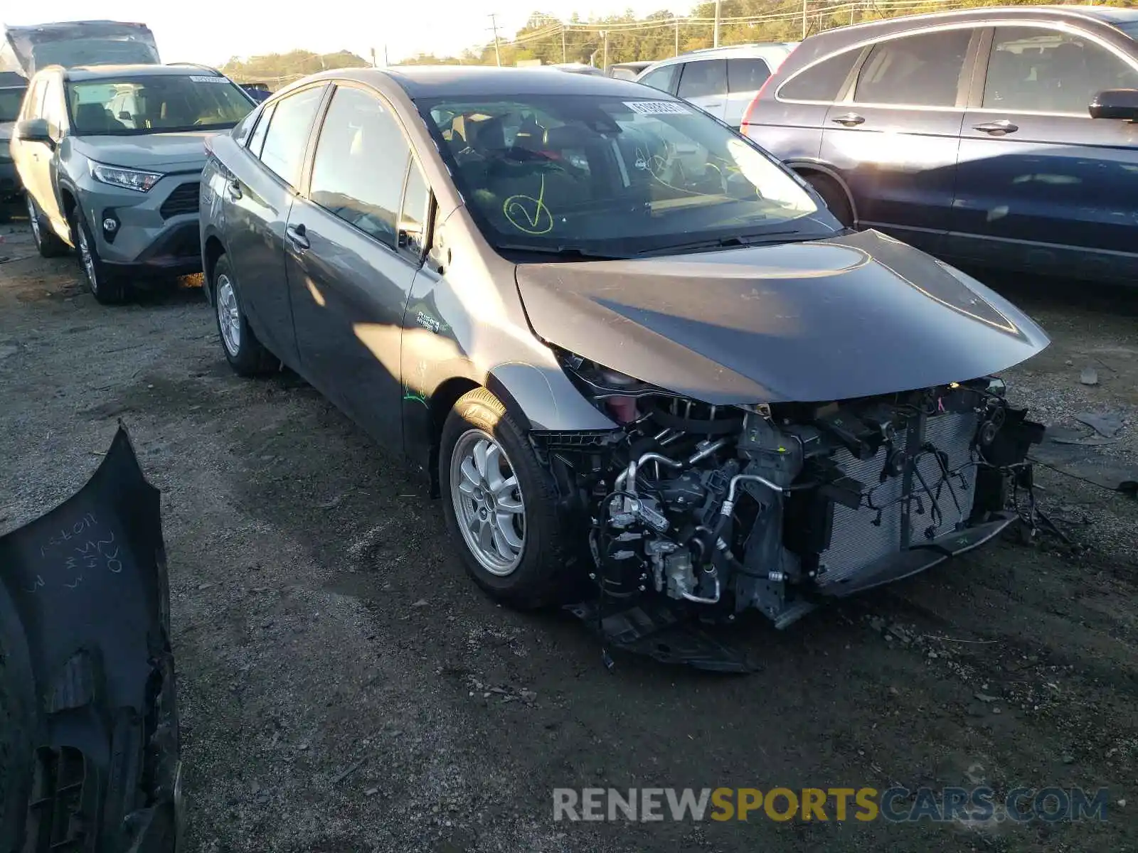 9 Photograph of a damaged car JTDKAMFP5M3193963 TOYOTA PRIUS 2021