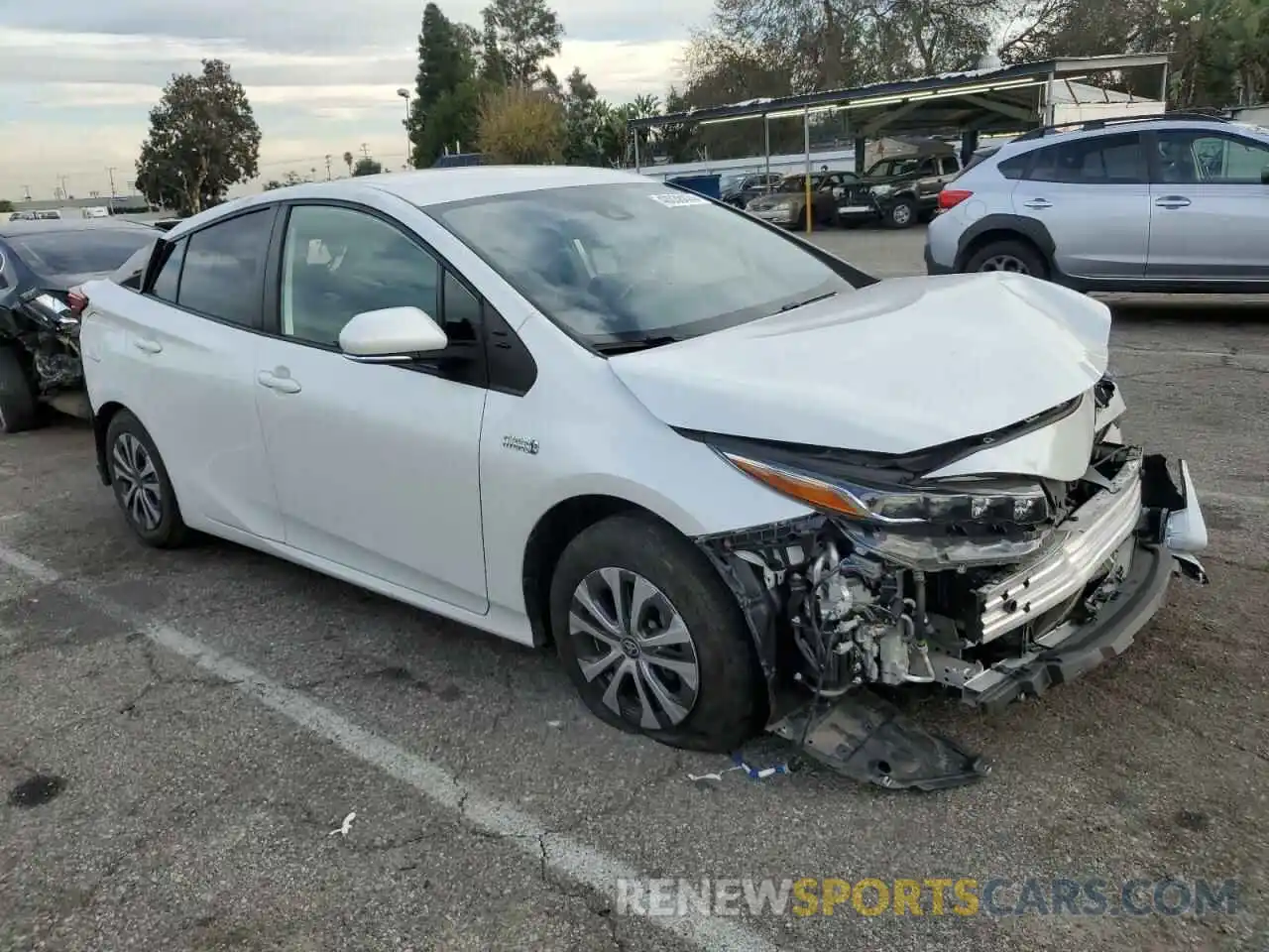 4 Photograph of a damaged car JTDKAMFP5M3194174 TOYOTA PRIUS 2021