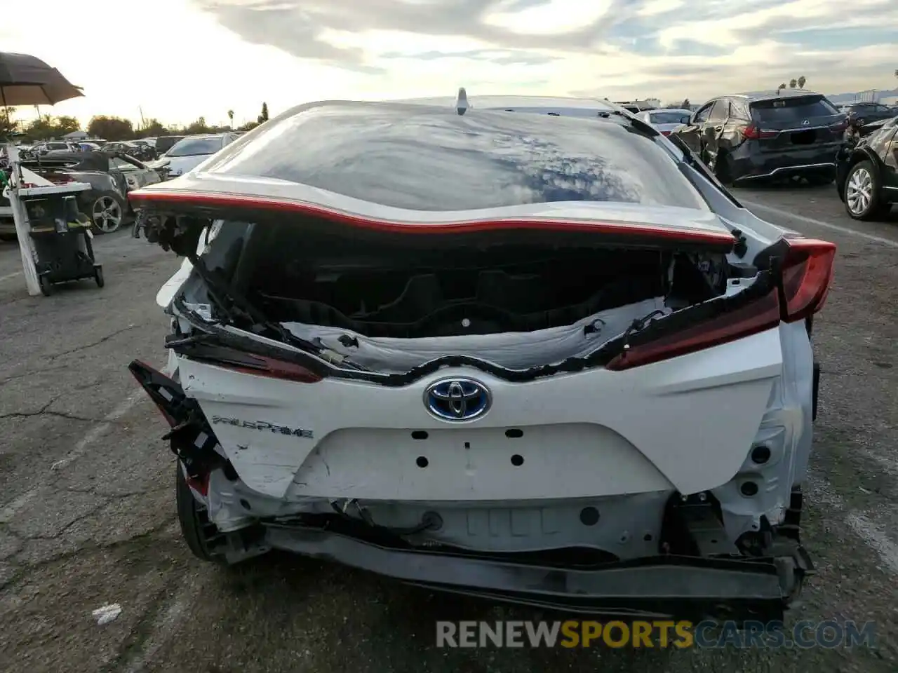 6 Photograph of a damaged car JTDKAMFP5M3194174 TOYOTA PRIUS 2021