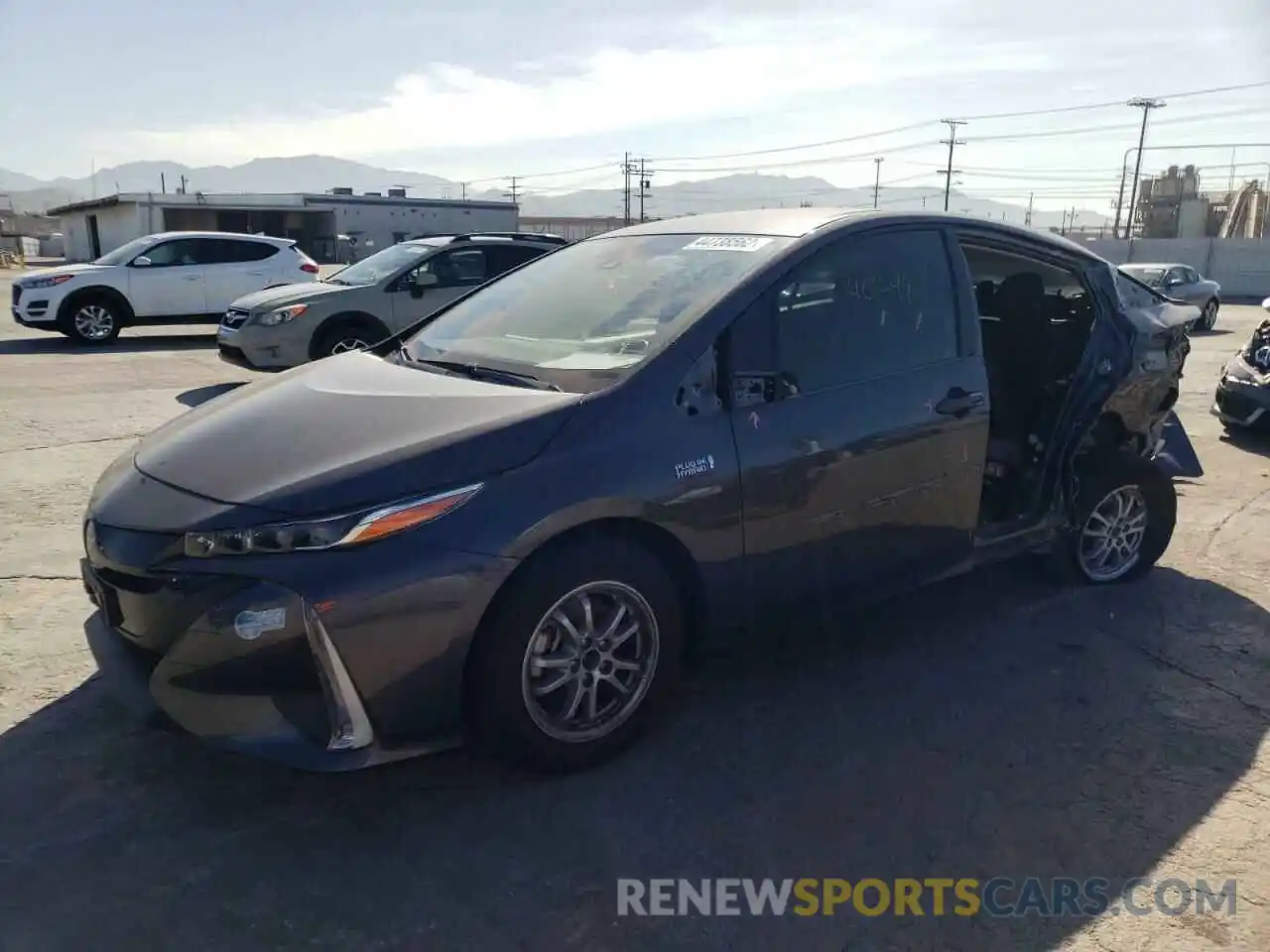 2 Photograph of a damaged car JTDKAMFP5M3195342 TOYOTA PRIUS 2021