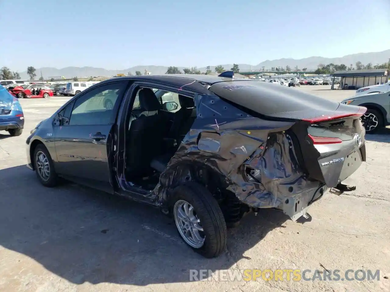 3 Photograph of a damaged car JTDKAMFP5M3195342 TOYOTA PRIUS 2021