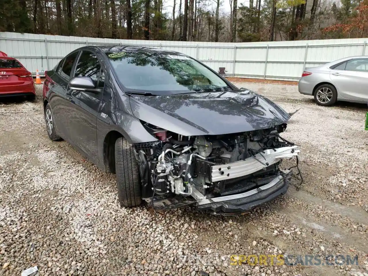 1 Photograph of a damaged car JTDKAMFP6M3167937 TOYOTA PRIUS 2021