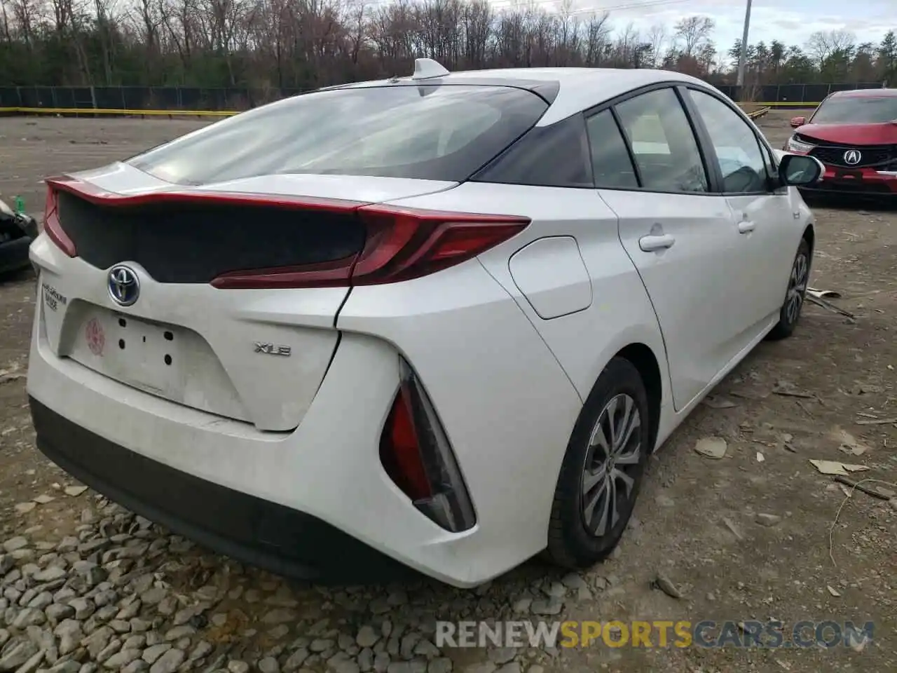 4 Photograph of a damaged car JTDKAMFP6M3176251 TOYOTA PRIUS 2021