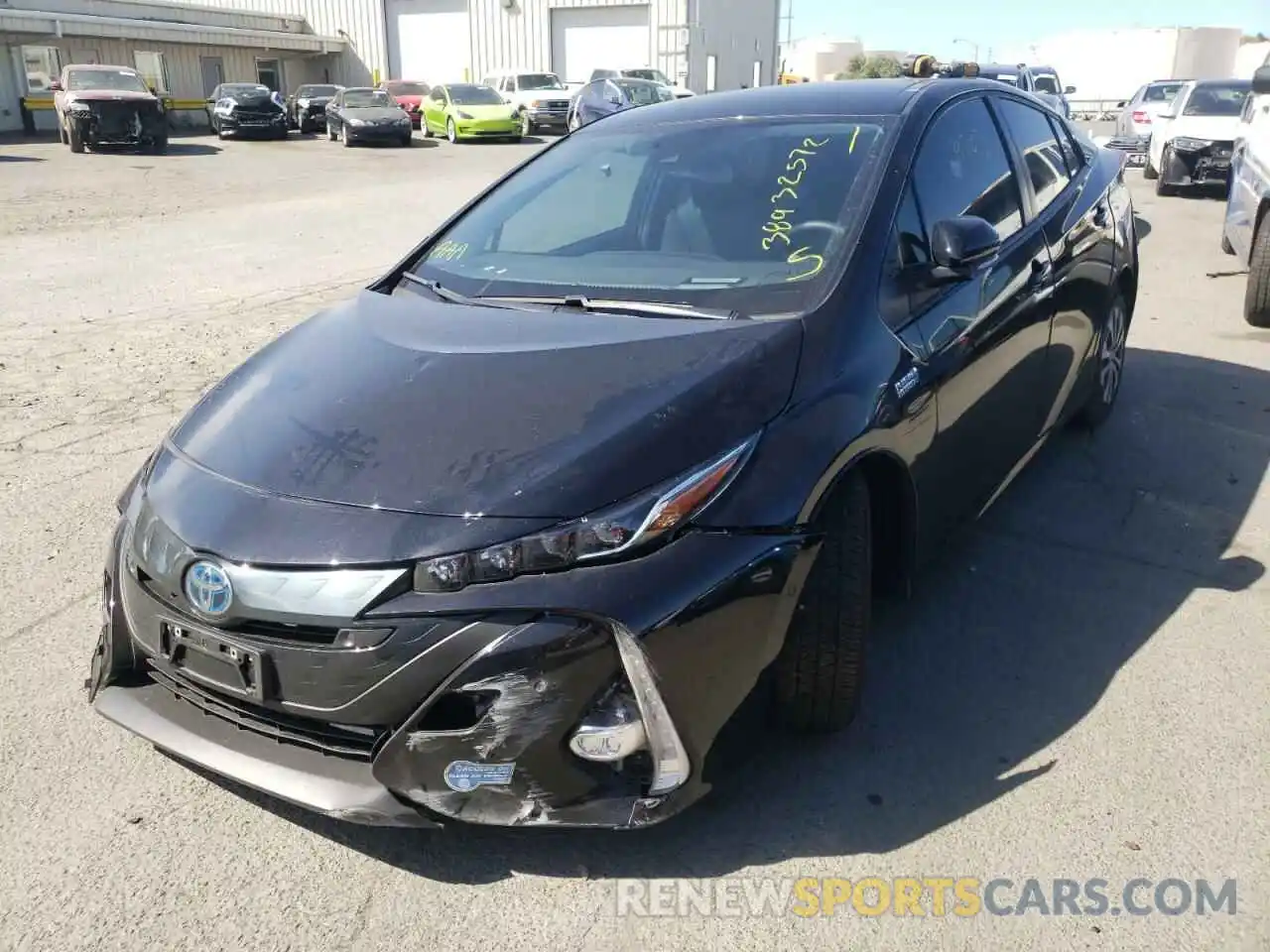 2 Photograph of a damaged car JTDKAMFP6M3181000 TOYOTA PRIUS 2021