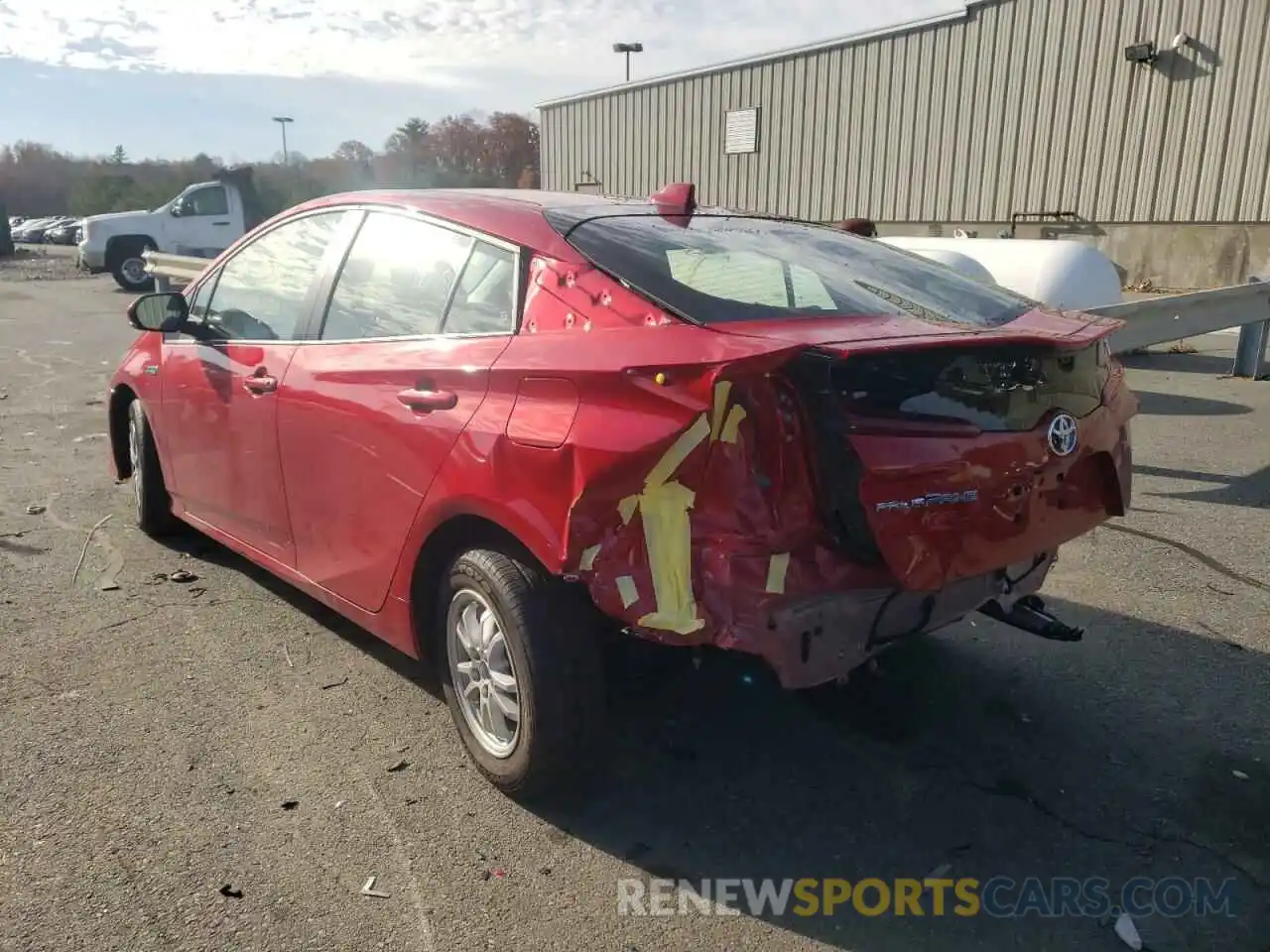 3 Photograph of a damaged car JTDKAMFP6M3190957 TOYOTA PRIUS 2021