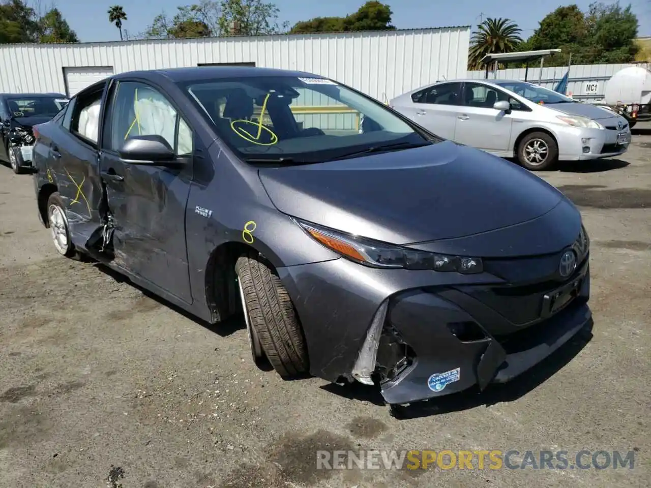 1 Photograph of a damaged car JTDKAMFP6M3192045 TOYOTA PRIUS 2021