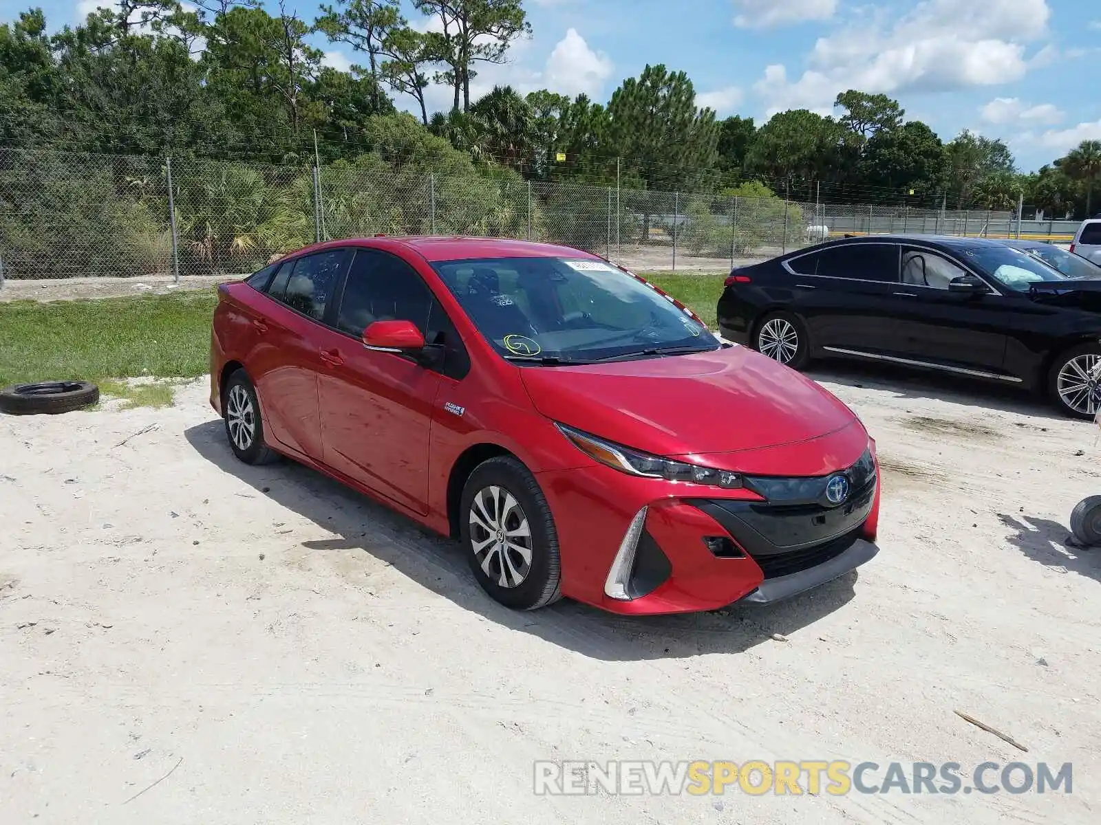 1 Photograph of a damaged car JTDKAMFP7M3170328 TOYOTA PRIUS 2021