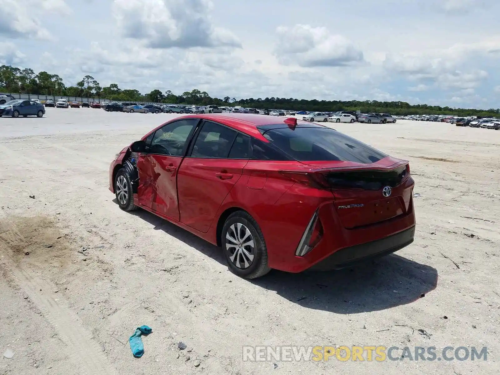 3 Photograph of a damaged car JTDKAMFP7M3170328 TOYOTA PRIUS 2021