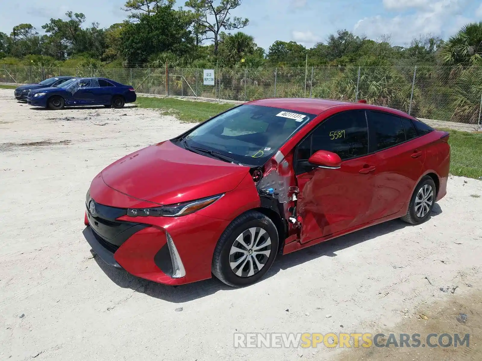 9 Photograph of a damaged car JTDKAMFP7M3170328 TOYOTA PRIUS 2021