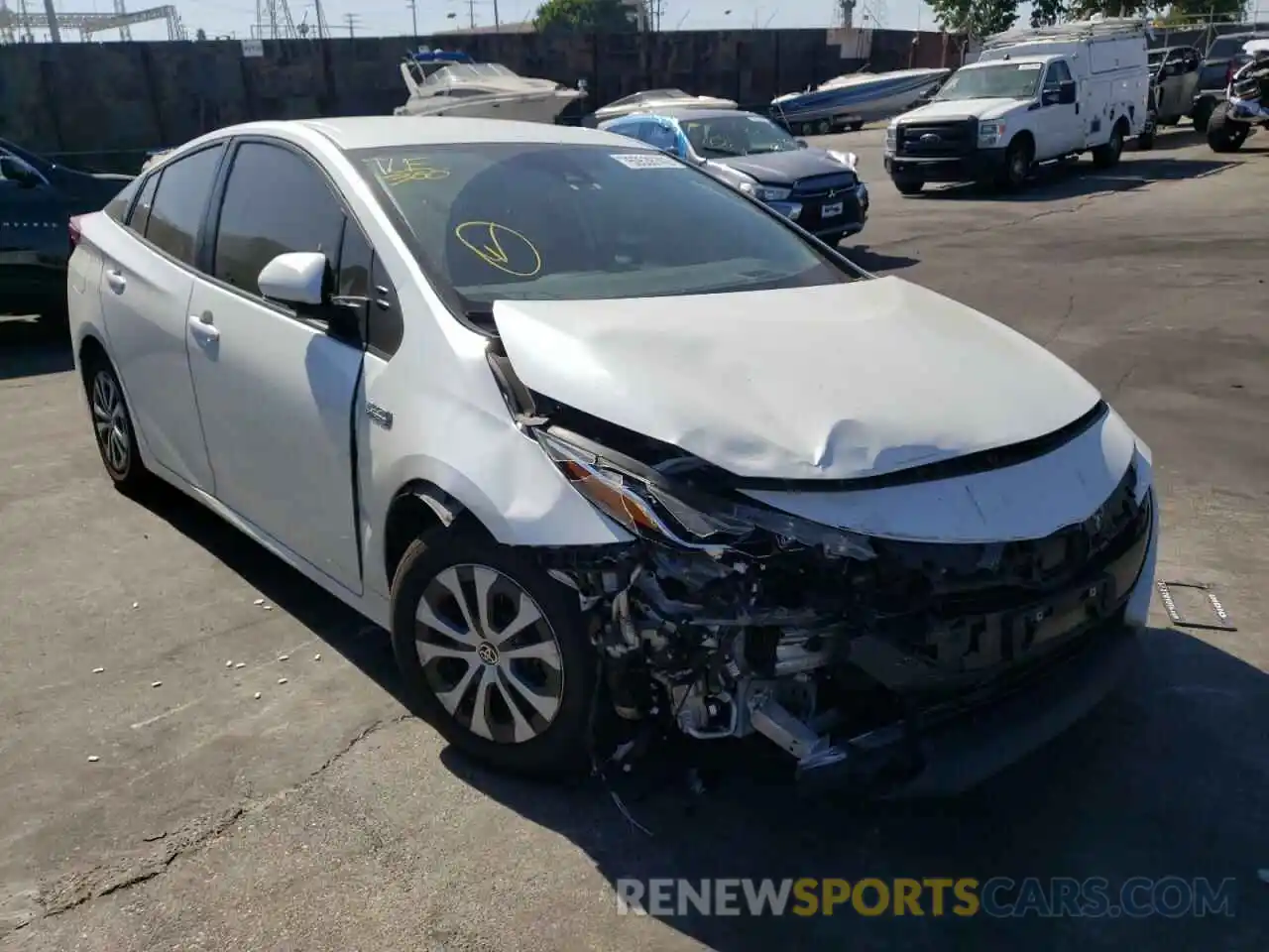 1 Photograph of a damaged car JTDKAMFP7M3170524 TOYOTA PRIUS 2021