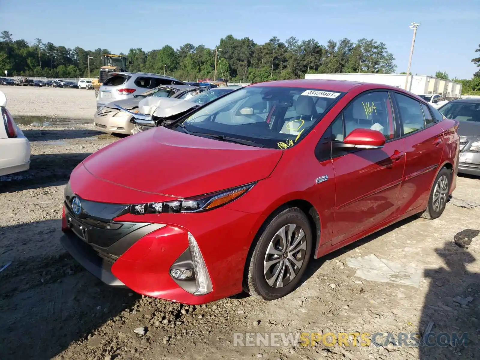 2 Photograph of a damaged car JTDKAMFP7M3170555 TOYOTA PRIUS 2021