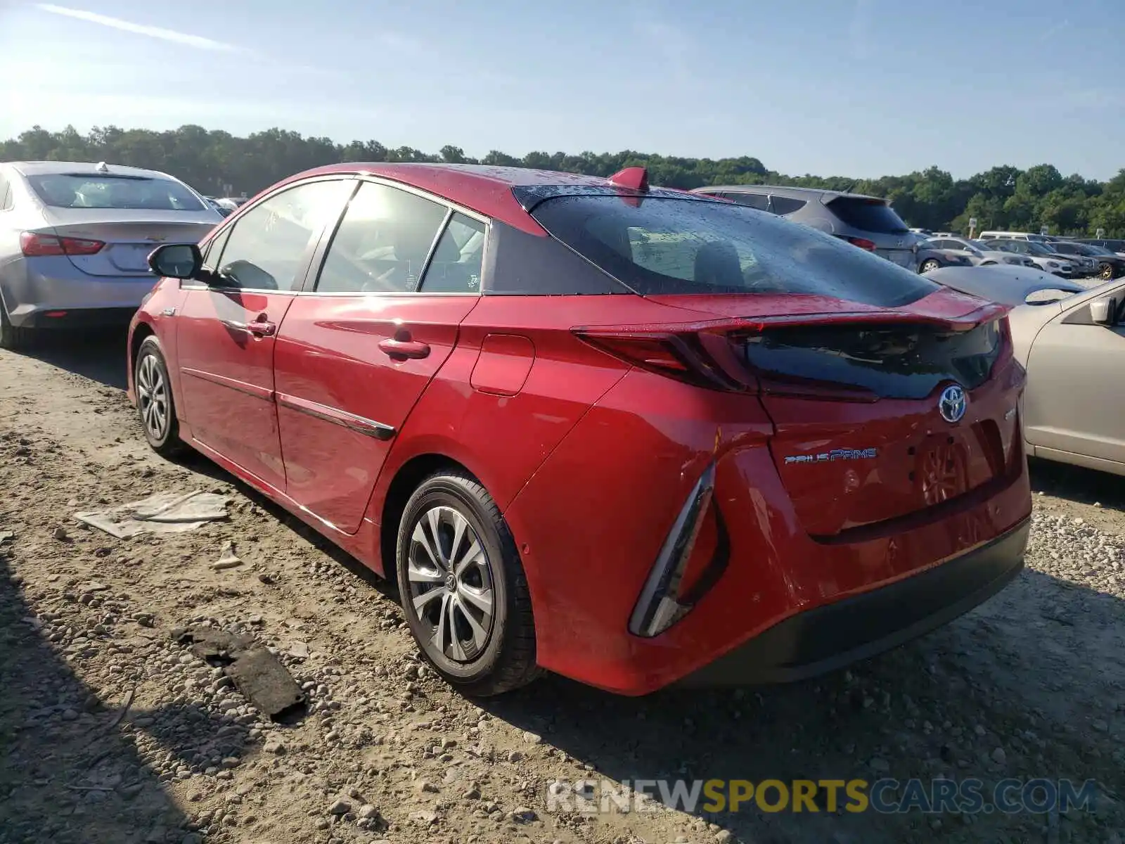 3 Photograph of a damaged car JTDKAMFP7M3170555 TOYOTA PRIUS 2021