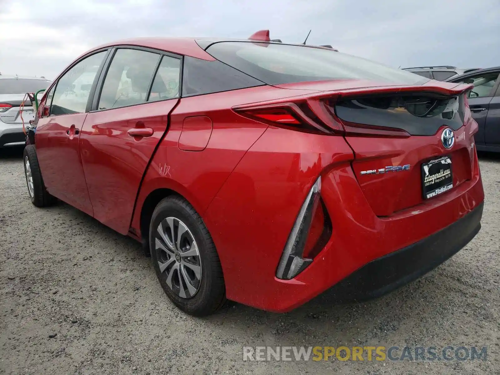 3 Photograph of a damaged car JTDKAMFP7M3174282 TOYOTA PRIUS 2021