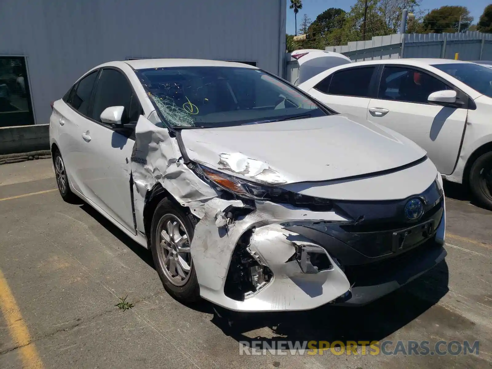 1 Photograph of a damaged car JTDKAMFP7M3175755 TOYOTA PRIUS 2021