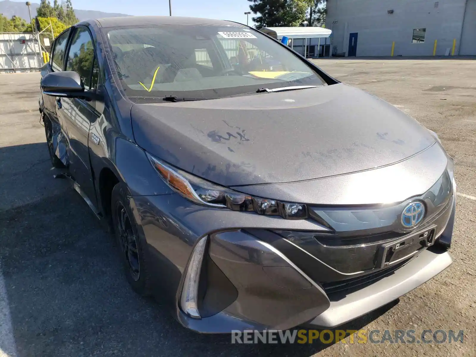 1 Photograph of a damaged car JTDKAMFP7M3191762 TOYOTA PRIUS 2021