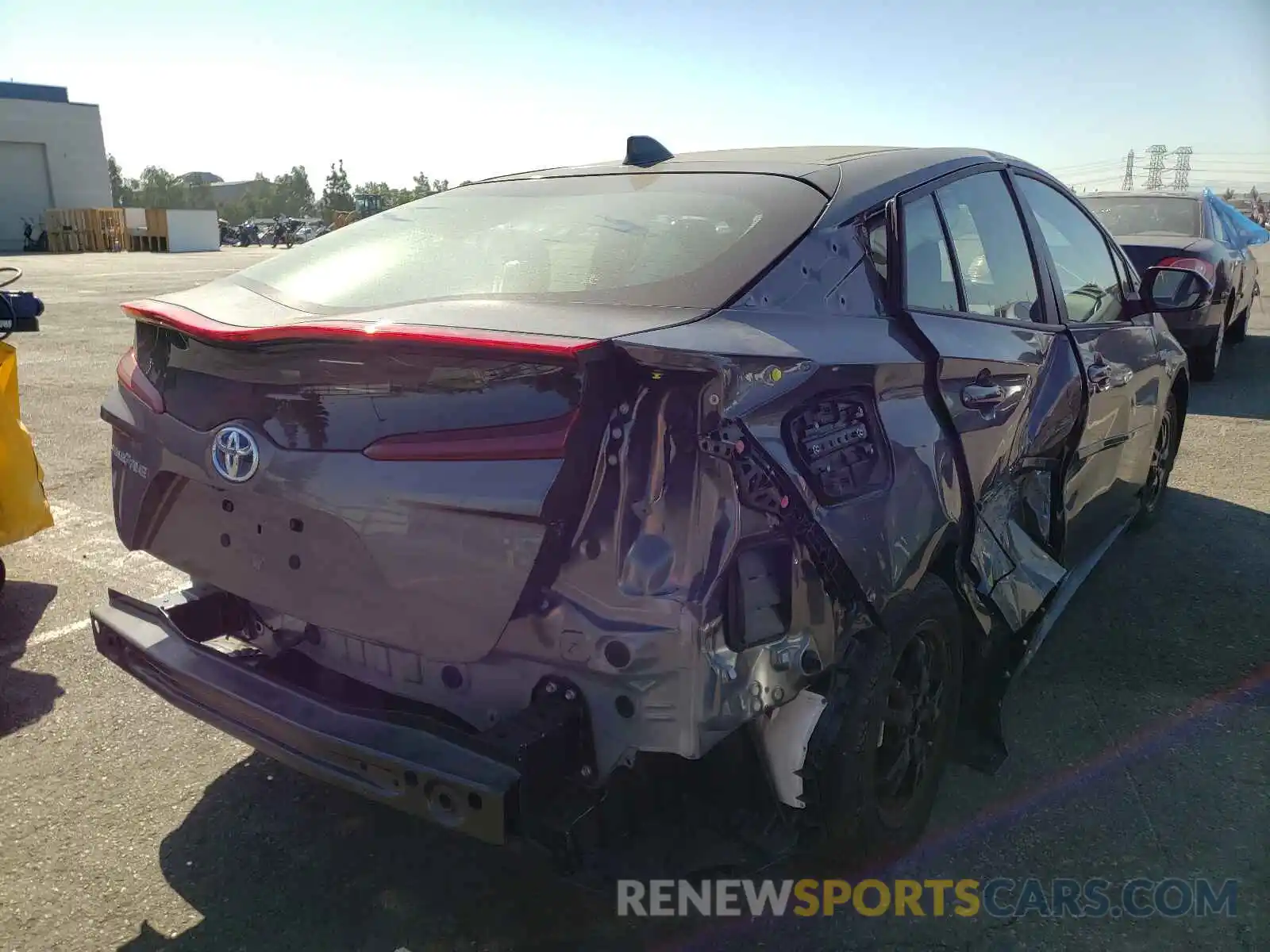 4 Photograph of a damaged car JTDKAMFP7M3191762 TOYOTA PRIUS 2021