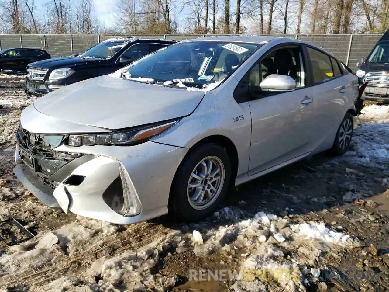 2 Фотография поврежденного автомобиля JTDKAMFP7M3192670 TOYOTA PRIUS 2021