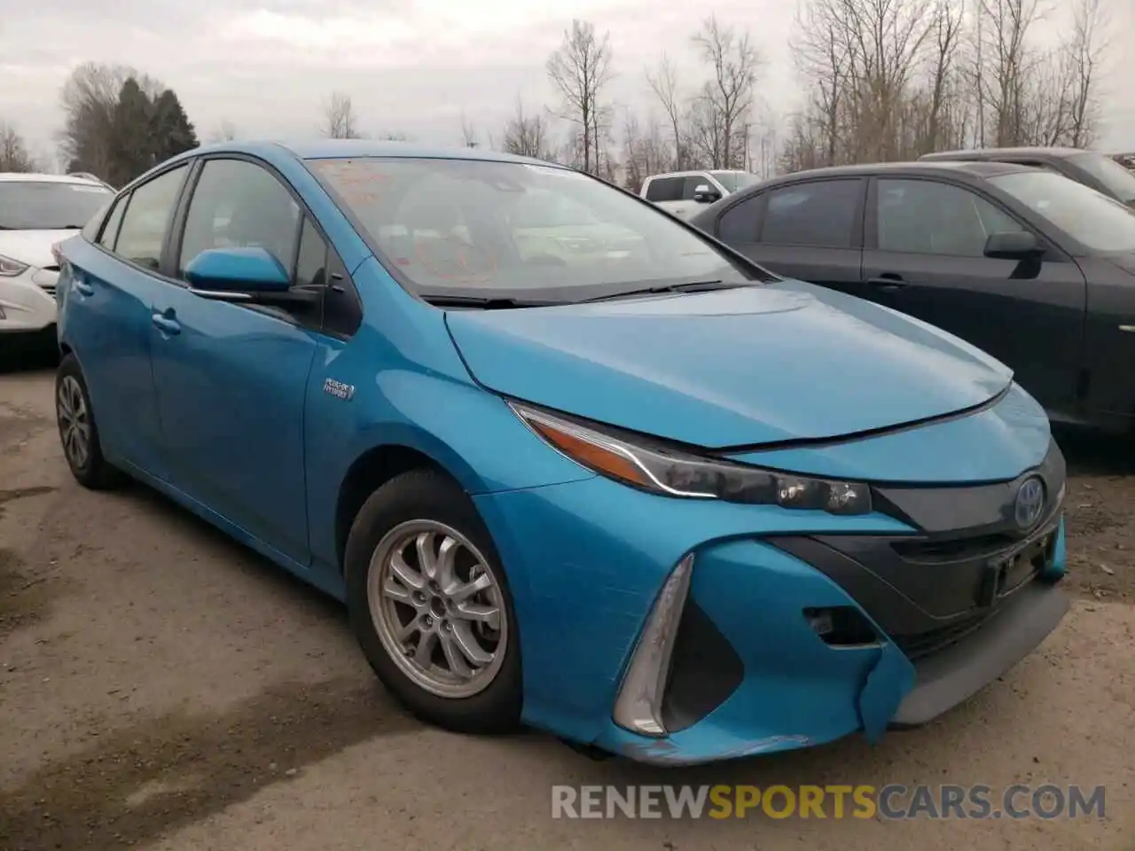 1 Photograph of a damaged car JTDKAMFP7M3194452 TOYOTA PRIUS 2021