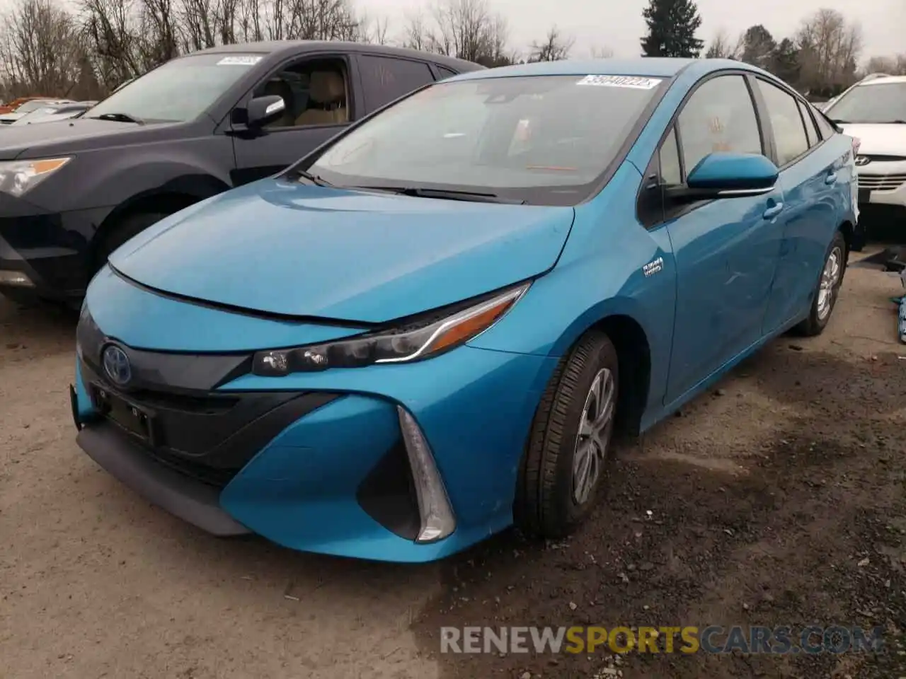 2 Photograph of a damaged car JTDKAMFP7M3194452 TOYOTA PRIUS 2021