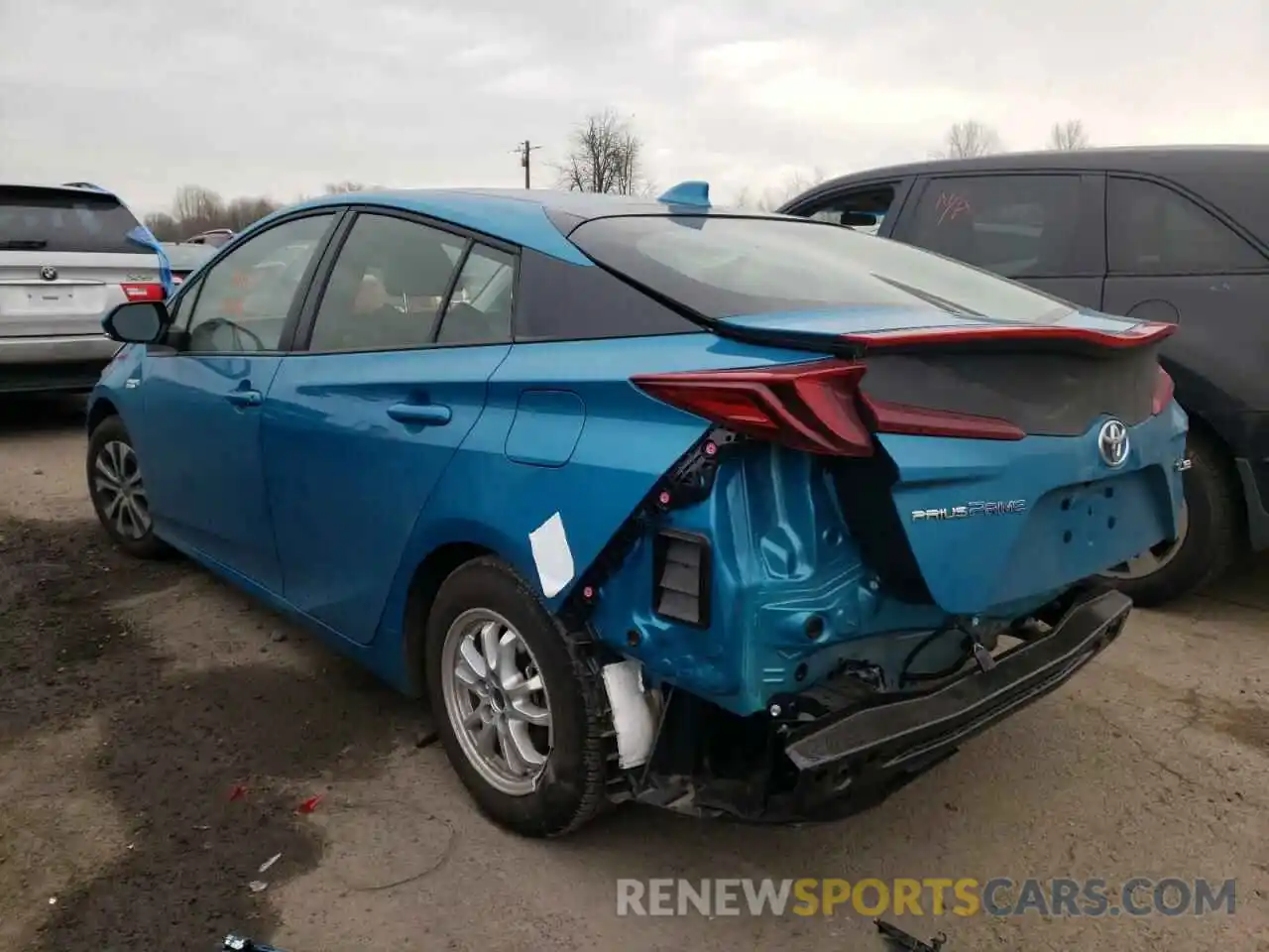 3 Photograph of a damaged car JTDKAMFP7M3194452 TOYOTA PRIUS 2021