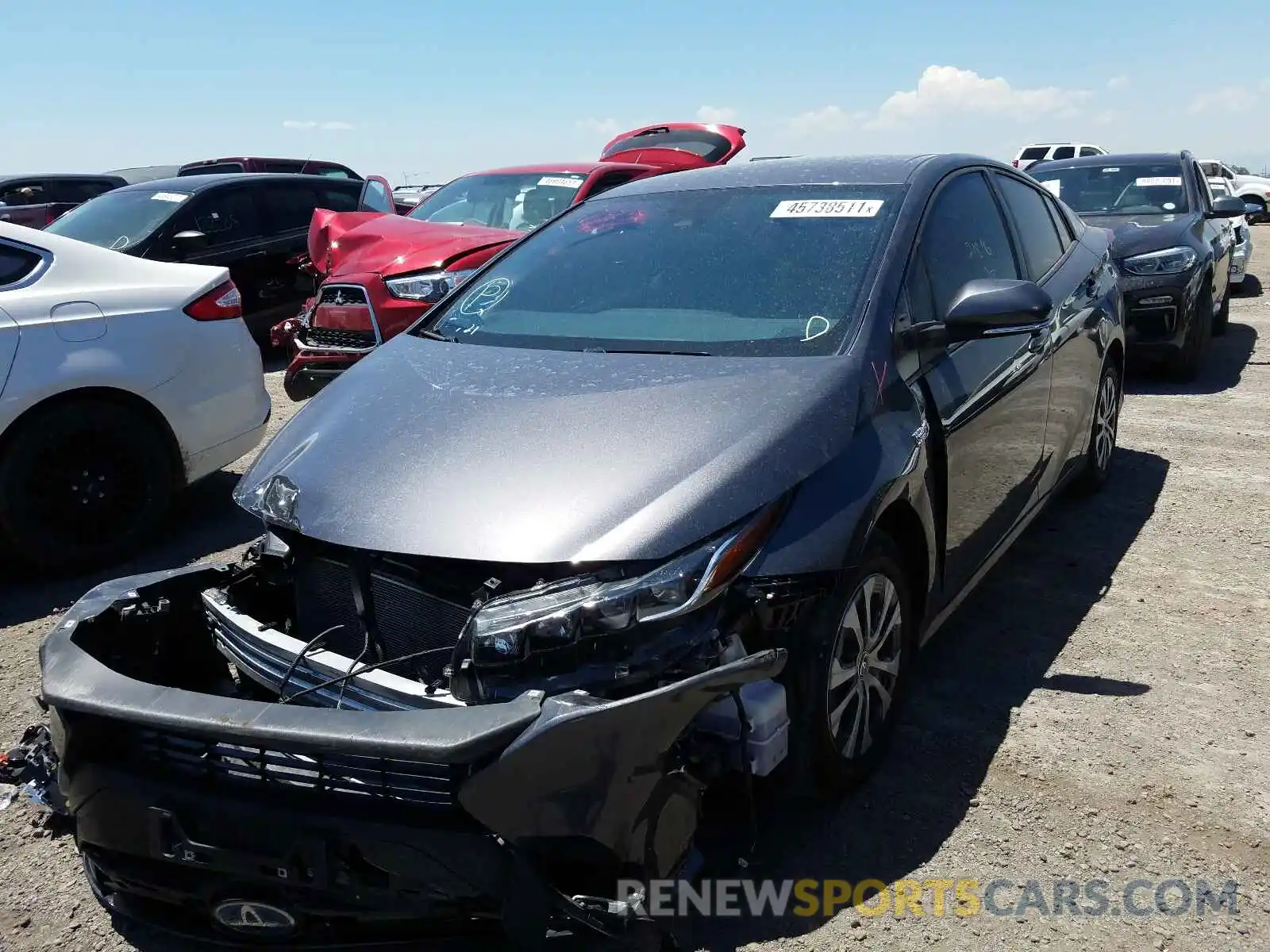 2 Photograph of a damaged car JTDKAMFP8M3174002 TOYOTA PRIUS 2021