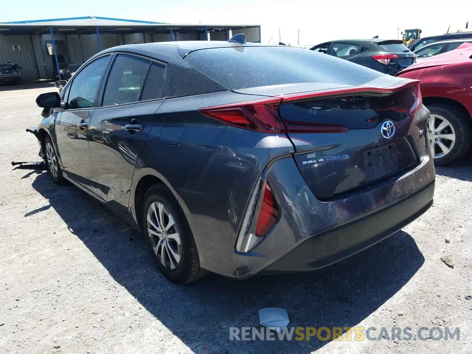 3 Photograph of a damaged car JTDKAMFP8M3174002 TOYOTA PRIUS 2021