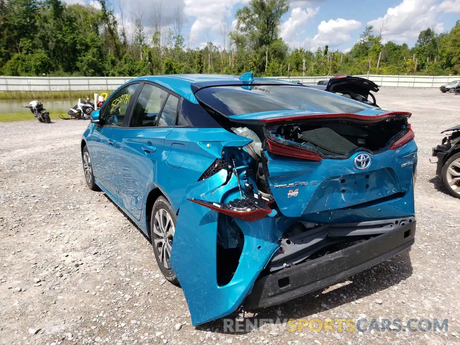 3 Photograph of a damaged car JTDKAMFP8M3174274 TOYOTA PRIUS 2021