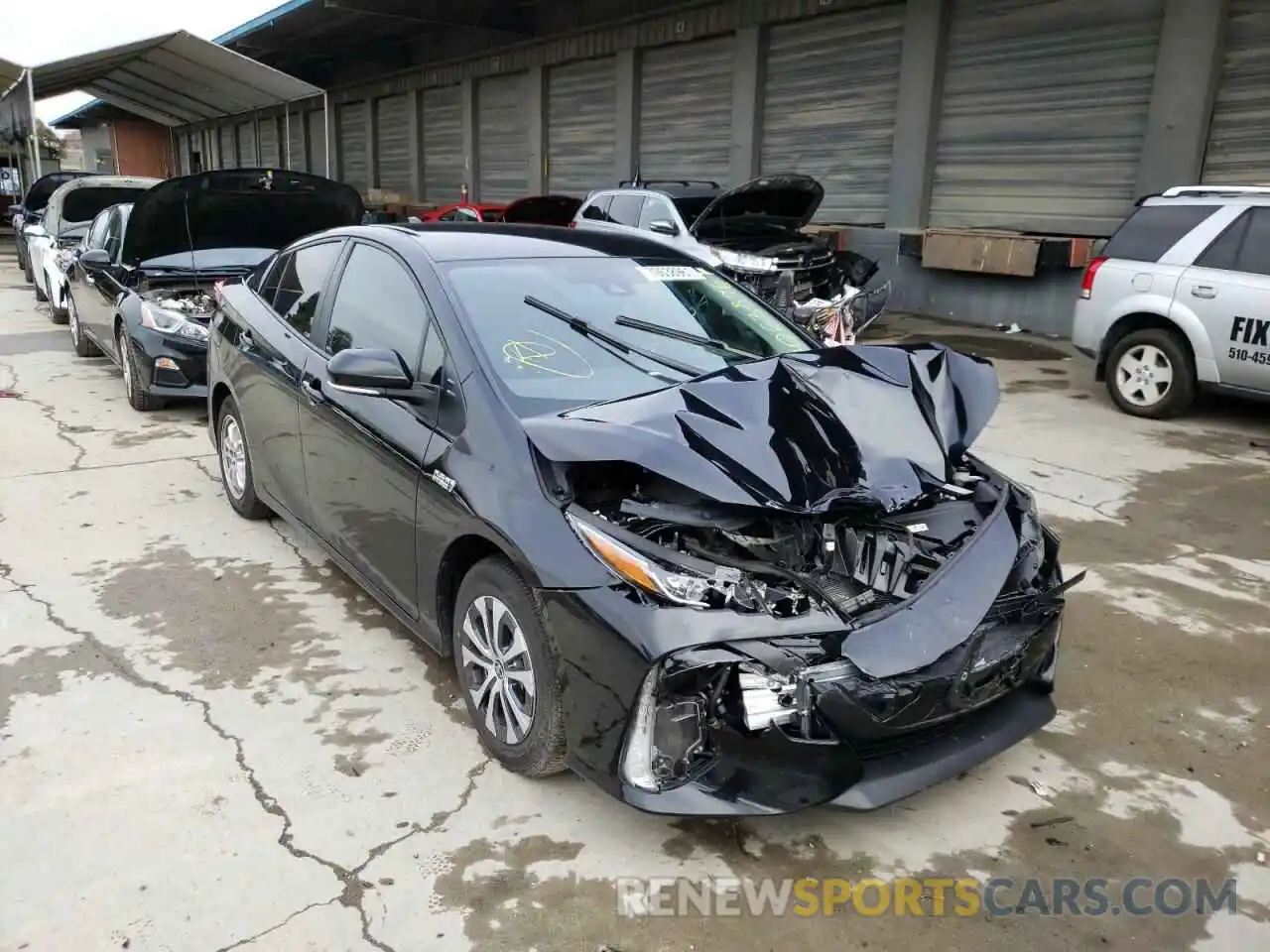 1 Photograph of a damaged car JTDKAMFP8M3175599 TOYOTA PRIUS 2021