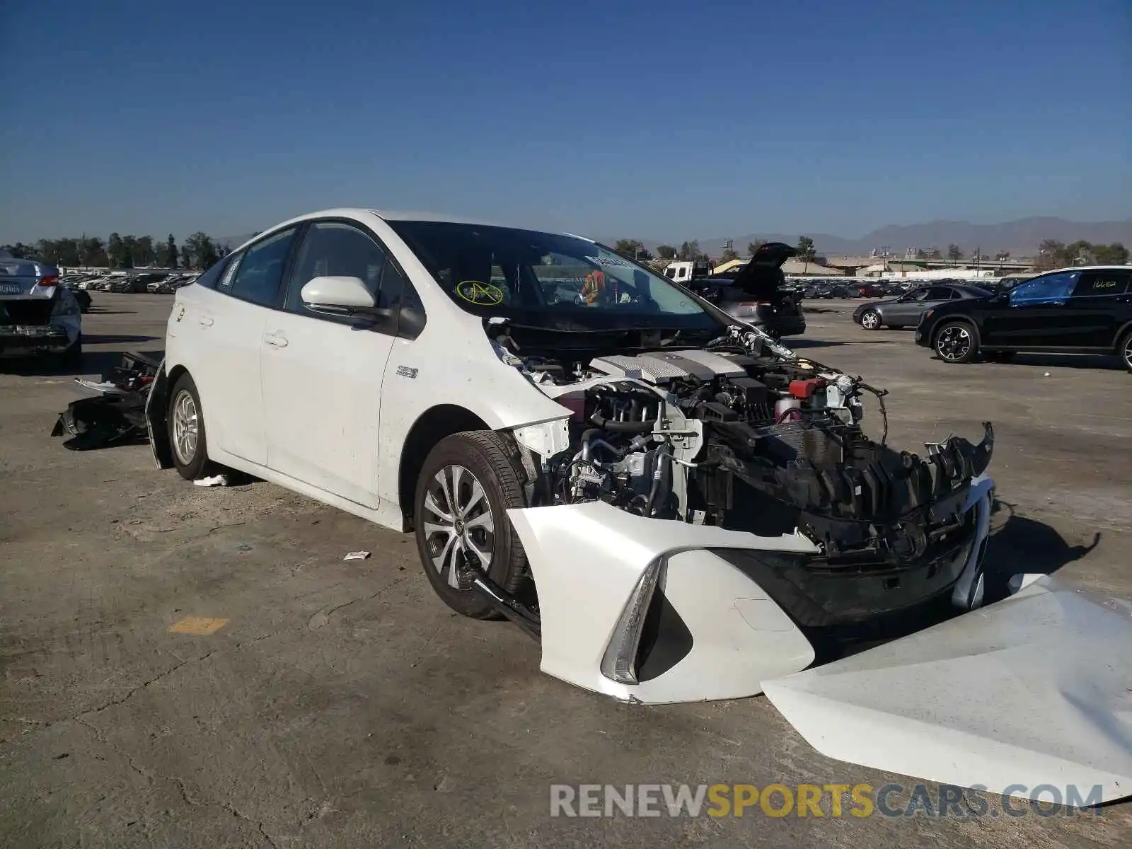 1 Photograph of a damaged car JTDKAMFP8M3176994 TOYOTA PRIUS 2021