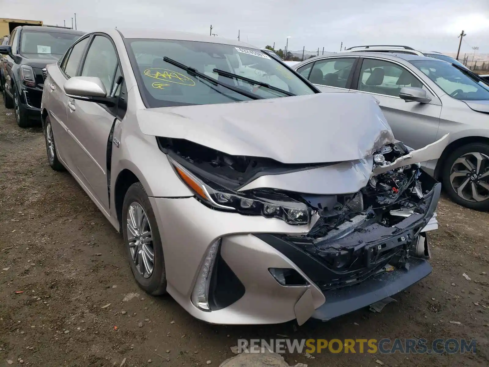 1 Photograph of a damaged car JTDKAMFP8M3178146 TOYOTA PRIUS 2021