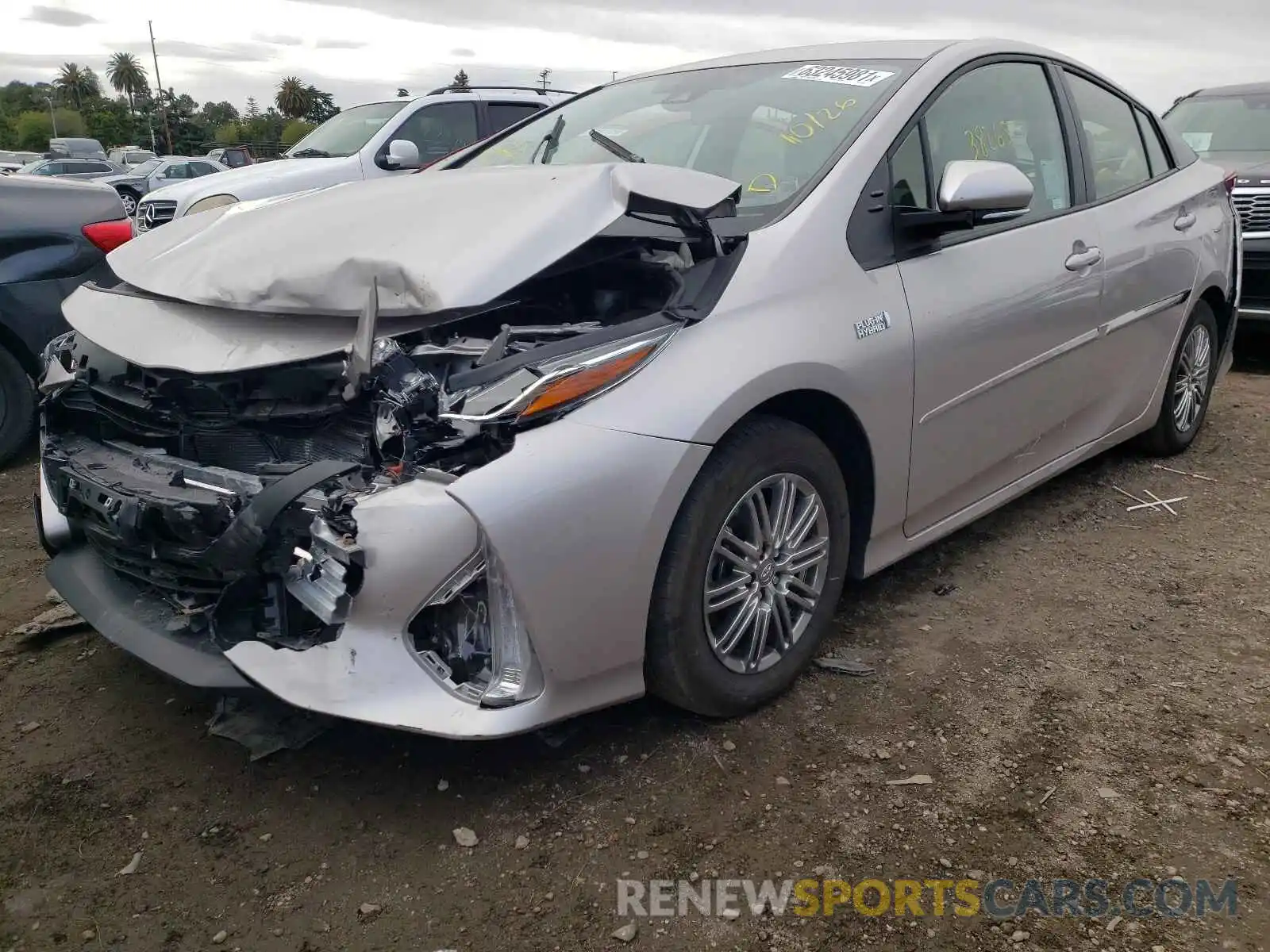 2 Photograph of a damaged car JTDKAMFP8M3178146 TOYOTA PRIUS 2021