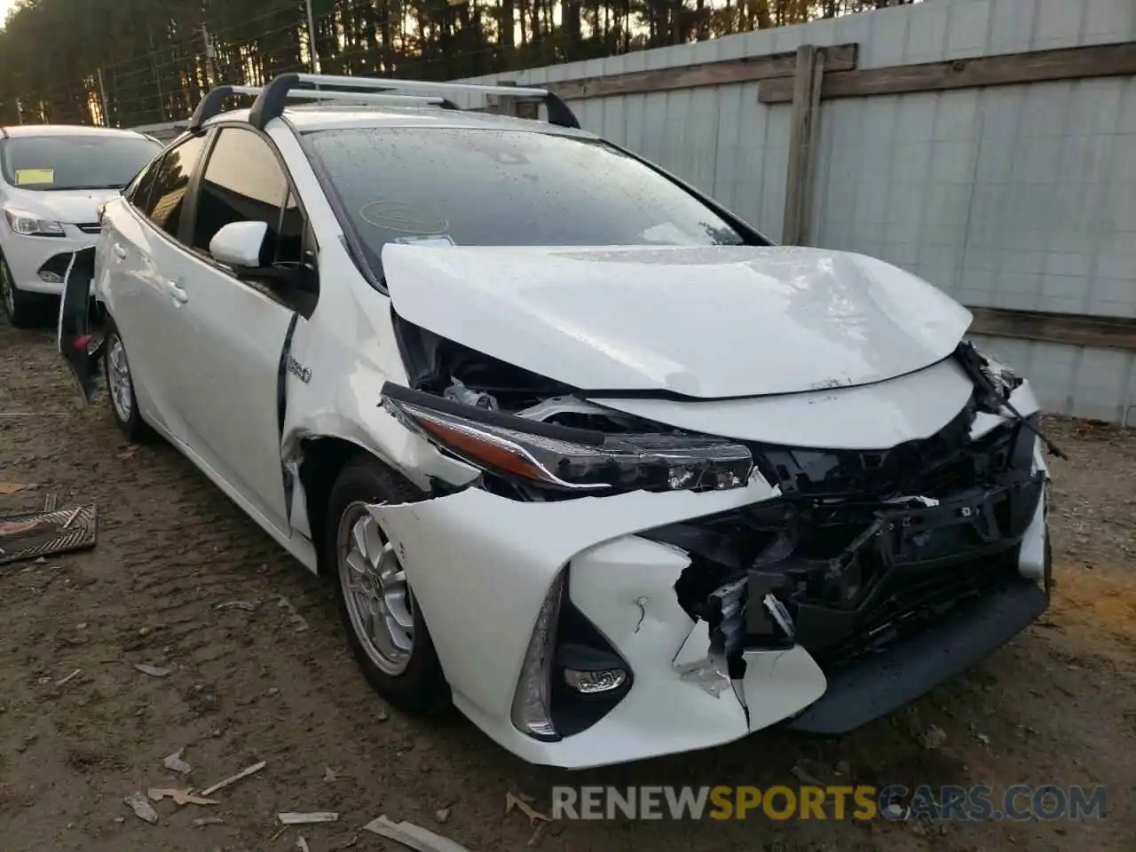 1 Photograph of a damaged car JTDKAMFP8M3182276 TOYOTA PRIUS 2021