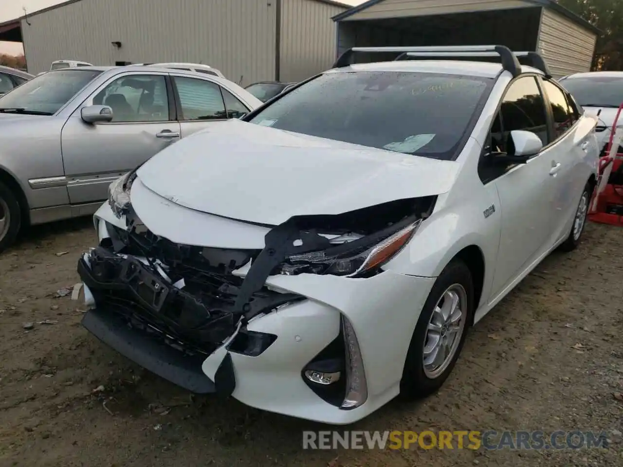 2 Photograph of a damaged car JTDKAMFP8M3182276 TOYOTA PRIUS 2021