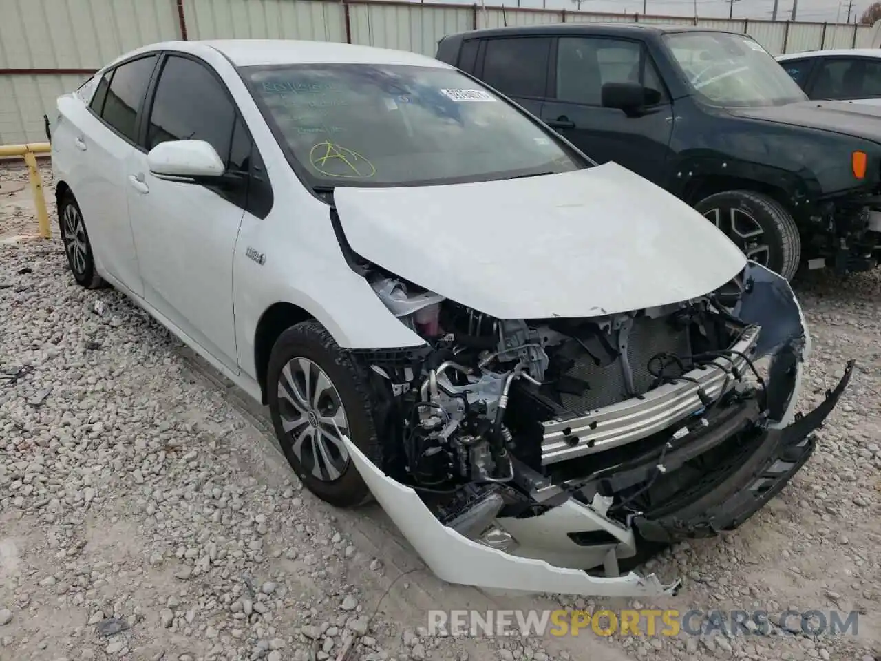 1 Photograph of a damaged car JTDKAMFP9M3168516 TOYOTA PRIUS 2021