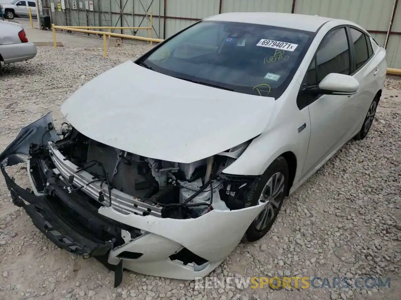 2 Photograph of a damaged car JTDKAMFP9M3168516 TOYOTA PRIUS 2021