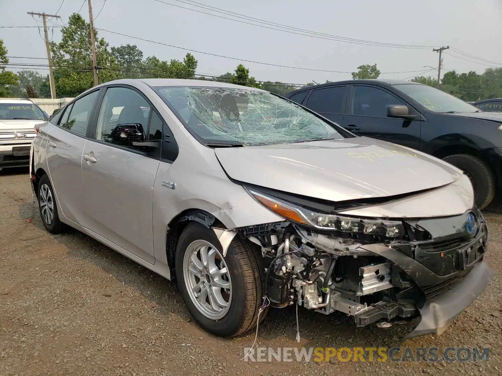 1 Photograph of a damaged car JTDKAMFP9M3170718 TOYOTA PRIUS 2021