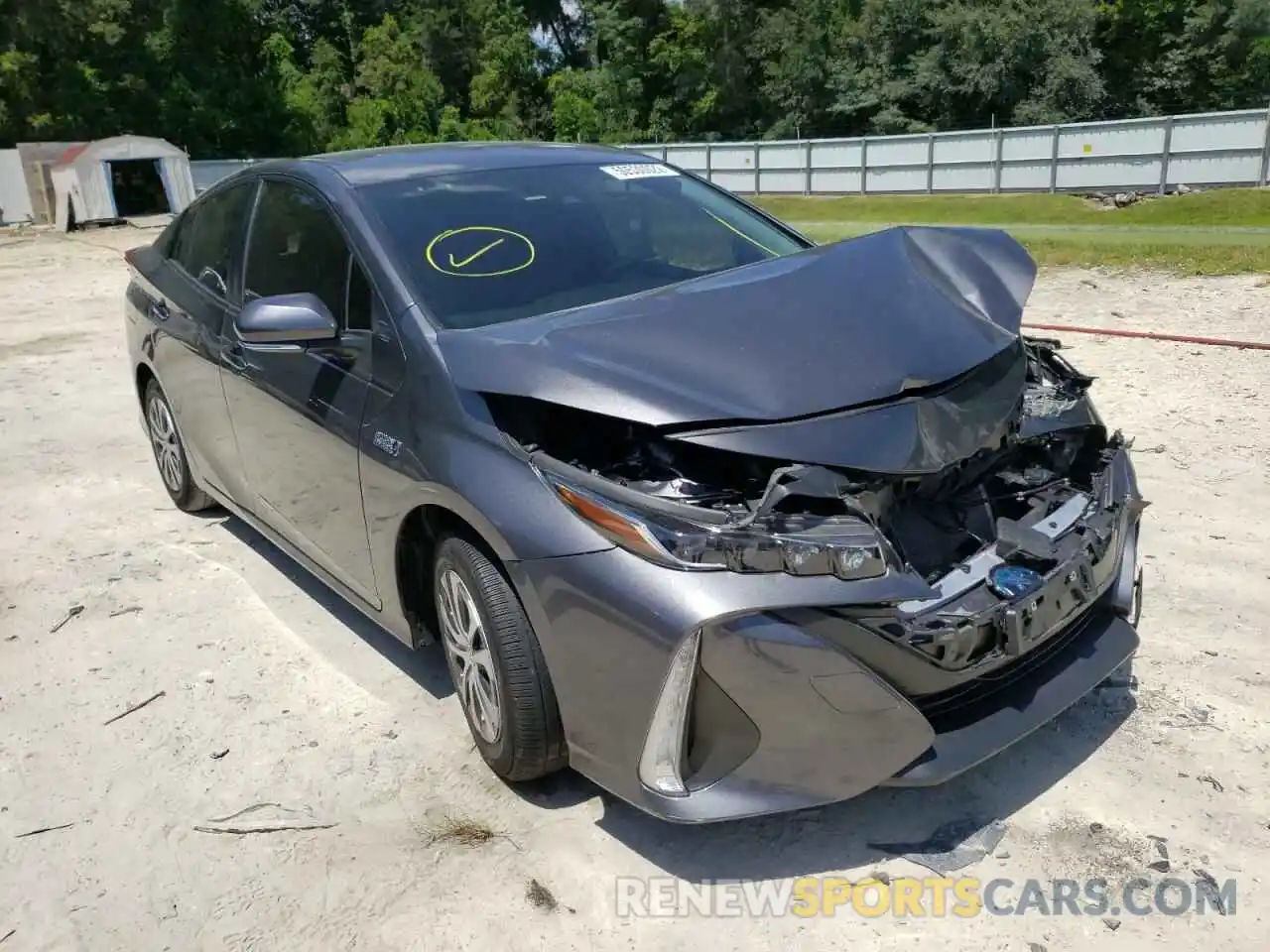 1 Photograph of a damaged car JTDKAMFP9M3171111 TOYOTA PRIUS 2021