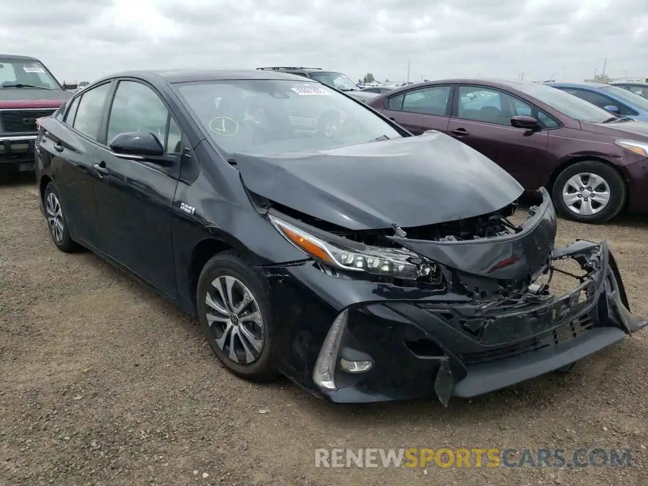 1 Photograph of a damaged car JTDKAMFP9M3175692 TOYOTA PRIUS 2021