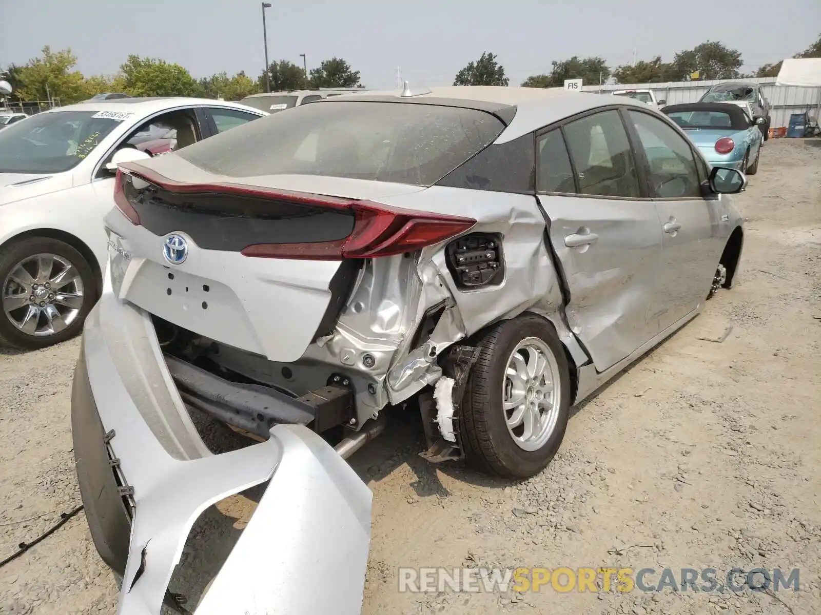 4 Photograph of a damaged car JTDKAMFP9M3178706 TOYOTA PRIUS 2021