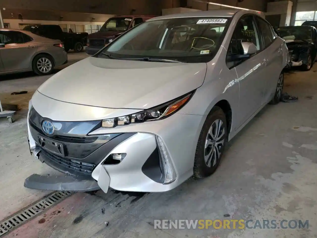 2 Photograph of a damaged car JTDKAMFP9M3180763 TOYOTA PRIUS 2021